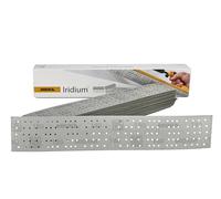Mirka IRIDIUM 70x400mm 140H Multi Hole Perforated Abrasive Strips P180 - 50 Pack