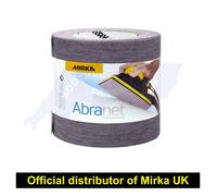 Mirka Abranet net abrasive roll 115 mm x 10 m with Hook & loop/Grit P240 / 1 roll/for sanding wood, filler, varnish, plastic / AE555F0180