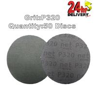 Mirka Autonet 150mm 6" Sanding Mesh Disc P320 25 Discs Paintwork Dust Extraction