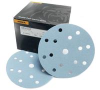 Mirka Basecut 150mm 15-Hole Sanding Discs Pack of 100 (80g - 320g Options)