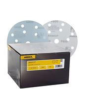 Mirka Basecut Hook'N'Loop HookIt 150mm / 6" Sanding Discs - Box 100 6" Abrasive P800 Grit Super Fine Automotive Refinishing Sandpaper Sanding Discs 15 Hole Vacuum Dust Extraction System