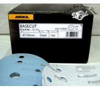 MIRKA WPF PRO P600 50pk Waterproof WET OR DRY Sanding Sand Paper Sheet Polish