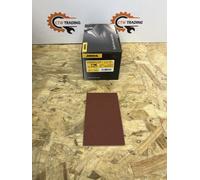 Mirka Coarse Cut 70 x 125 mm Sandpaper Sheets Hook Grip P120 Grit, 50 per pack