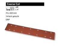 Mirka Coarse Cut 70x420mm Grit 40 Hook & loop Sanding Strips 50pk