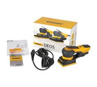 Mirka DEOS 343CV / orbital sander with central suction and Grip/for 75x100mm sandpaper / 230V / Orbit 3,0 / UK-Plug
