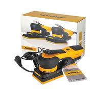 Mirka DEOS 343X CV Compact Sheet Sander, 3mm Orbit, 3" x 4", Lightweight and Ergonomic, for Windows, Doors, Furniture, Dust-Free Use