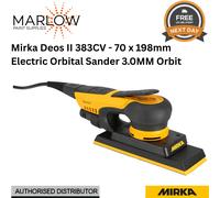 MIRKA DEOS 383CV 220-240V ELECTRIC ORBITAL SANDER GRIP 3.0MM ORBIT 70 x 198m