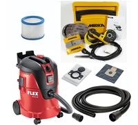 Mirka Deros 125/150mm 2,5 O.5,0 O.8,0mm + Vacuum 1025 L PC With Suction Hose