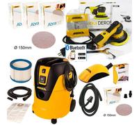 Mirka Deros 125/150mm 5mm + Vacuum 1025 L PC + Roundykit - Kit1625womde-K
