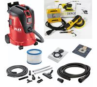 Mirka Deros 125/150mm 2,5 O.5,0 O.8,0mm + Vacuum 1025 L PC With Suction Hose