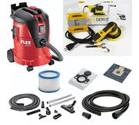 MIRKA DEROS 150Mm 5Mm With Flex VCE 26 L MC Vacuum Cleaner Like KIT1625WOMDE