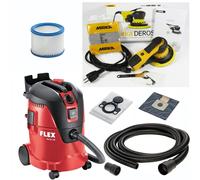 Mirka Deros 125/150mm 2,5 O.5,0 O.8,0mm + Vacuum 1025 L PC With Suction Hose