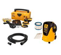 Mirka Deros 125/150mm 2,5 O.5,0 O.8,0mm + Vacuum 1025 L PC With Suction Hose