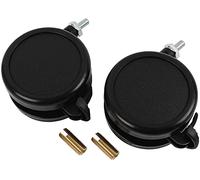 Mirka Front Wheels with Break For Dust Extractor 1230, Pack of 2, 75 mm Size