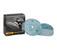 Mirka Galaxy epoxy sandpaper 125mm Hook & Loop grit 240 for sanding epoxy resin, wood, epoxy, rivertable / 50 pcs sanding discs