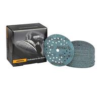 Mirka Galaxy epoxy sandpaper 125mm Hook & Loop grit 40 for sanding epoxy resin, wood, epoxy, rivertable / 50 pcs sanding discs