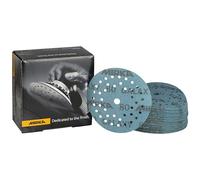 Mirka Galaxy epoxy sandpaper 125mm Hook & Loop grit 80 for sanding epoxy resin, wood, epoxy, rivertable / 50 pcs sanding discs