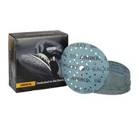 Mirka Galaxy Epoxy Sandpaper 150 mm Hook & loop Grit 80 for Sanding Epoxy Resin, Wood, Epoxy, Rivertable / 50 Pcs Sanding Discs