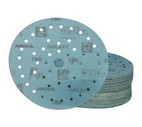 Mirka Galaxy Epoxy Sandpaper 150 mm Hook & loop Grit 180 for Sanding Epoxy Resin, Wood, Epoxy, Rivertable / 50 Pcs Sanding Discs