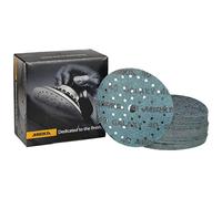 Mirka Galaxy epoxy sandpaper 150mm Hook & Loop grit 40 for sanding epoxy resin, wood, epoxy, rivertable / 50 pcs sanding discs