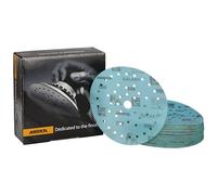 Mirka Galaxy epoxy sandpaper 150mm Hook & Loop grit 500 for sanding epoxy resin, wood, epoxy, rivertable / 50 pcs sanding discs