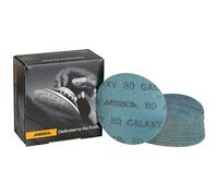 Mirka GalaxySandpaper 5 inch (125mm) - Grit 80, 50 Discs/Pack - Hook & Loop - Premium Abrasive for Epoxy Resin, Wood, Metal - Non-Clogging, Self-Sharpening Technology - Ideal for Power Sanders
