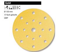 MIRKA Gold Window 150 150mm Sanding Discs 17L Touch Fastener P40-P500