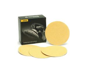 Mirka Gold Mini DA Sanding Disc, 77mm Hook & Loop, 50 Pack