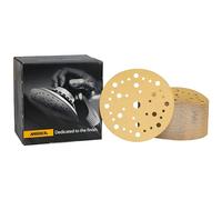 Mirka Gold Universal Sanding Paper Ø 150mm Grip 37-hole / grit P180, 100 pcs / For sanding plaster, filler, chipboard, wood, varnish