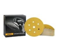 Mirka Gold Universal Sanding Paper Ø 150mm Grip 7-hole, grit P60, 50 pcs / For sanding plaster, filler, chipboard, wood, varnish