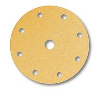 Mirka Gold Universal Sanding Paper Ø 150mm Grip 9-hole, grit P80, 100 pcs / For sanding plaster, filler, chipboard, wood, varnish