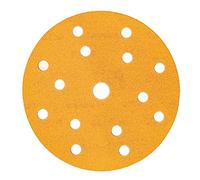 Mirka Gold Universal Sanding Paper Ø 150mm Sanding discs Grip 15-hole, grit P80, 100 pcs / For sanding plaster, filler, chipboard, wood, varnish