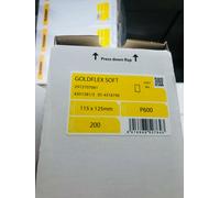 Mirka GoldFlex Pads 115x125mm Box/Roll ALL Grades 200 pads Except P80, 120 (150)