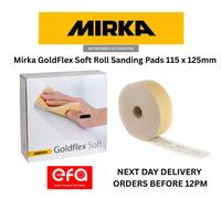 Mirka GoldFlex Soft Roll Sanding Pads 115 x 125mm 200 Sheets P150 - P1000
