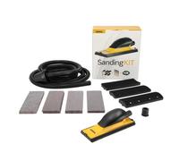 Mirka Handblock Kit/Hand sander with convex and concave attachments/for 70x198mm sanding strips Velcro + 40x Abranet sanding strips, 4m extraction hose, adapter