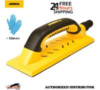 Mirka Handy Sanding Block 80x230mm Dust Extraction Hand Sander + Gloves