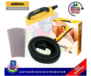 Mirka Handy Sanding Kit 80 x 230mm Sander Tool Hose System 5 x Abranet Strips
