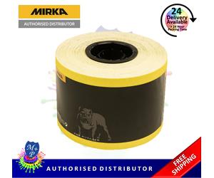 Mirka Hiomant Yellow Abrasive Paper Roll 115mm x 50m - P180, SANDPAPER