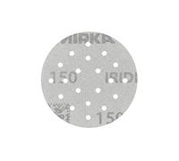 Mirka Iridium Premium Sandpaper Ø 77mm 20H Hook & loop Grit 150, 50 pcs/For sanding paint, putty, primer, wood, steel, mineral materials, plastic.