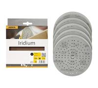 Mirka Iridium Premium Sandpaper 150mm Hook & Loop Grit 180 10 pcs