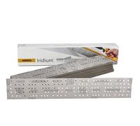 Mirka IRIDIUM 70x400mm 140H Multi Hole Perforated Abrasive Strips P400 - 50 Pack
