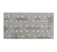 Mirka Iridium Premium Sandpaper 93x180mm Hook & loop 45-Hole, Grit 40, 50 pcs/For sanding paint, putty, primer, wood, steel, mineral materials, plastic.