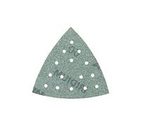 Mirka Iridium Sanding Triangle Premium Sandpaper 93x93x93mm 15-Hole Hook & loop, Grit 60, 50 pcs/For sanding paint, putty, primer, wood, steel, mineral materials, plastic.