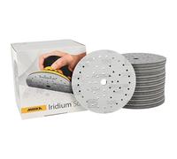 Mirka Iridium Soft Sanding Discs 150mm P500 Hook & Loop 20 Pack