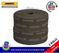 Mirka Mirlon Abrasive Scotch Scuff Finishing Pad 10 x Red VF & 10 x Grey UF 20pk