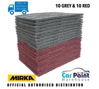 SUNOX® MESH Abrasive Scotch Scuff Finishing Pad Grey Ultra Fine 20pk UF