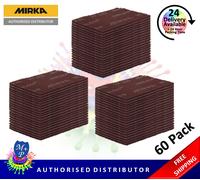 Mirka Mirlon Red Very Fine 360 Grit 60x Hand Finishing Pads (3 Boxes)