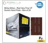 Mirka Mirlon - UF ULTRA FINE GREY SCOTCH Hand Pads - BOX of 20