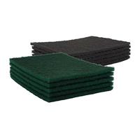 Mirka Mirlon Scotchbrite Clean & Finishing Hand Pads Mix Grits 5 x Green Fine P320 & 5 x Grey Ultra Fine P1500 Fine Grit [150mm x 230mm] 150x230mm Pads Box of 10 Scotch Brite Automotive Sanding Pads