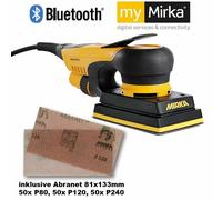 Mirka Orbital Sander Deos 353CV 3mm Hub 81x133mm + Abranet MID3530201